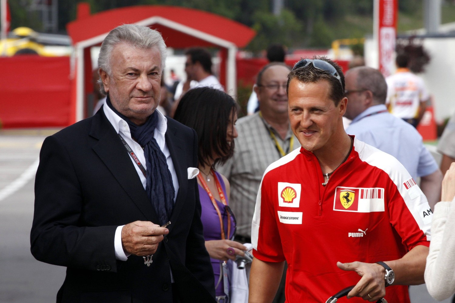 Willi Weber and Michael Schumacher in 2007