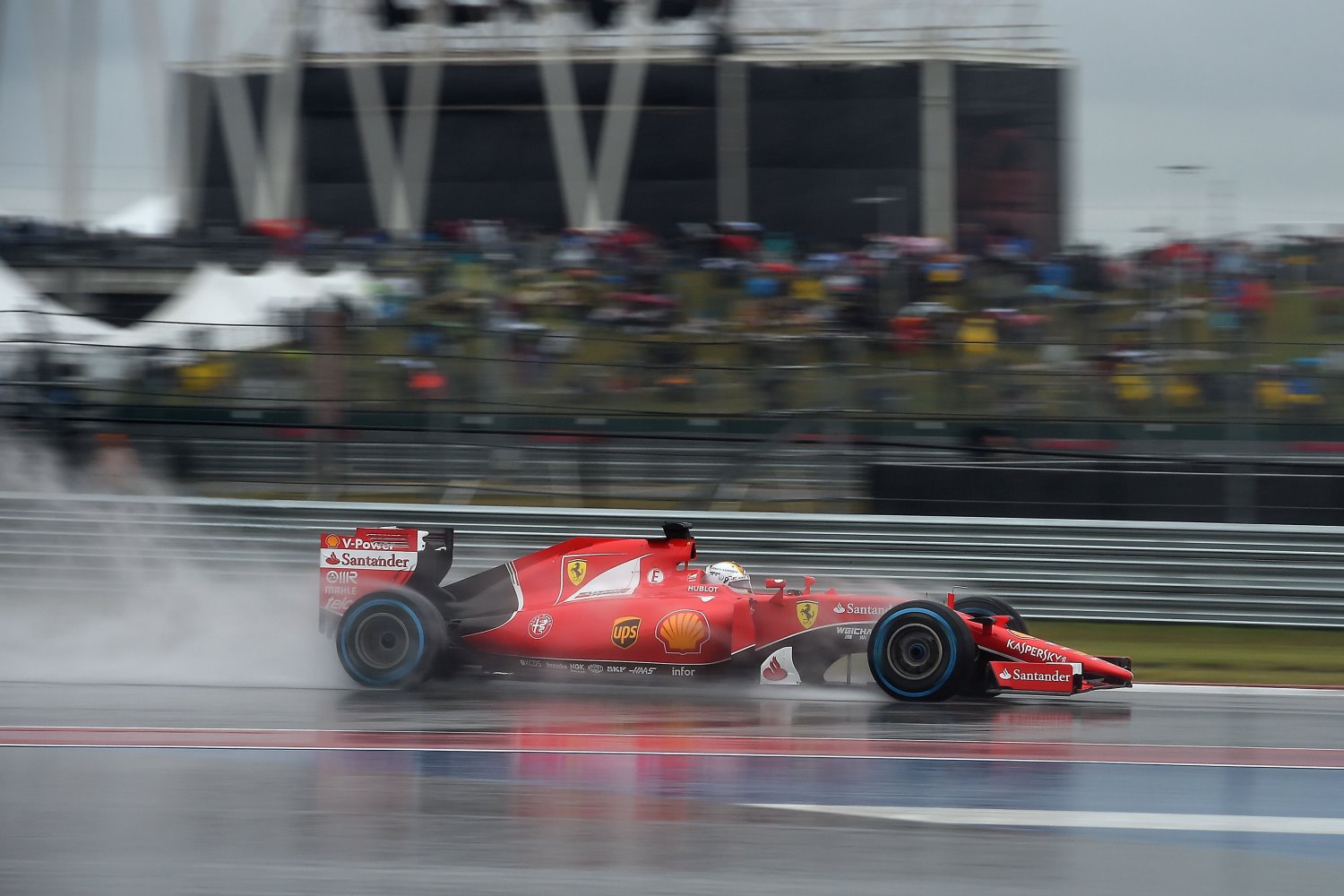 Vettel in last year's rain