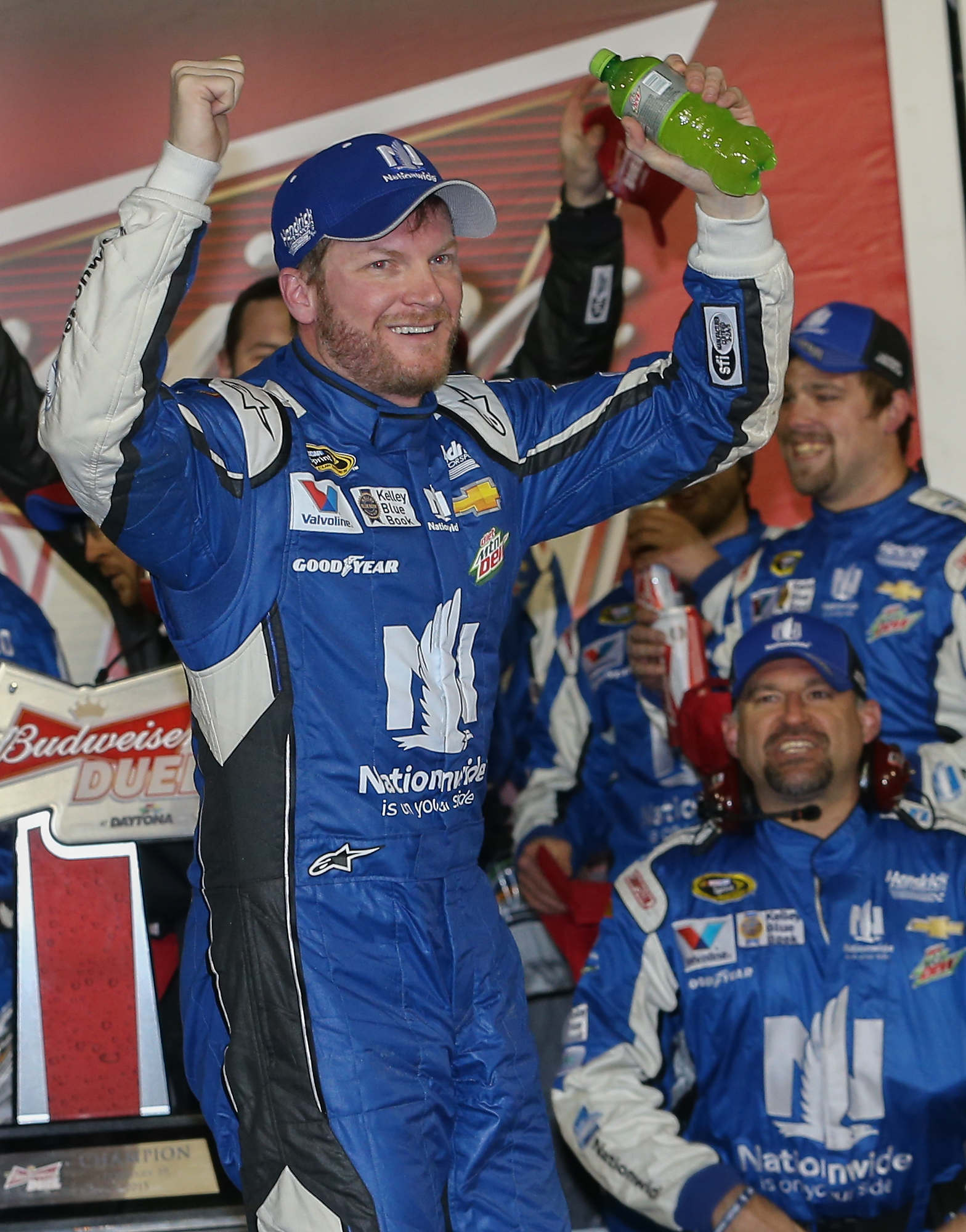 Duel #1 winner Dale Earnhardt Jr.