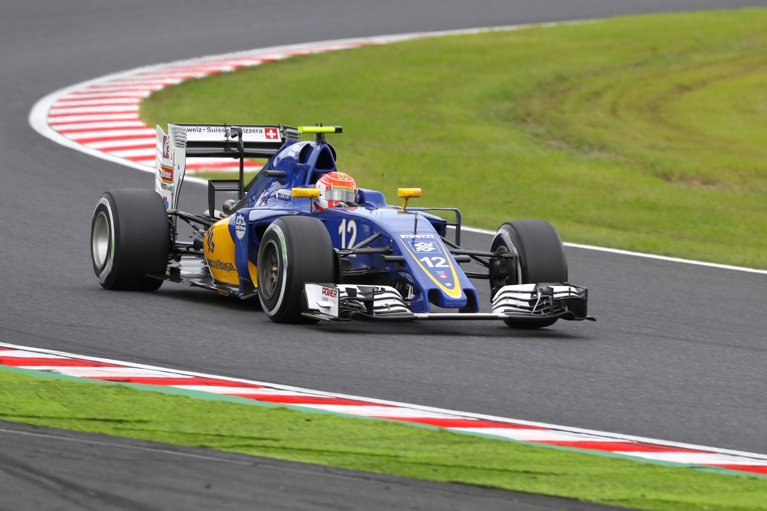 Nasr in the Sauber at Suzuka. Everyone now realizes cars of the future will be 100% electric