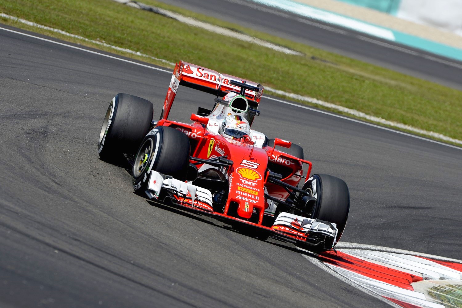 Trying too hard to make up for the lack of speed in the hapless Ferrari, Vettel is making mistakes