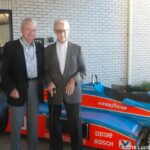 Jim McGee and UT 'Pat' Patrick with their 1982 Indy 500 Wildcat driven by Gordon Johncock