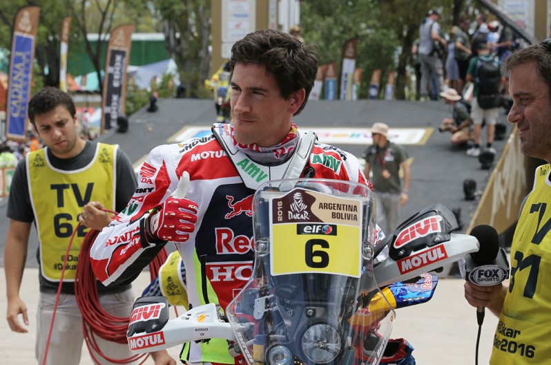 Honda's Joan Barreda won in Bikes