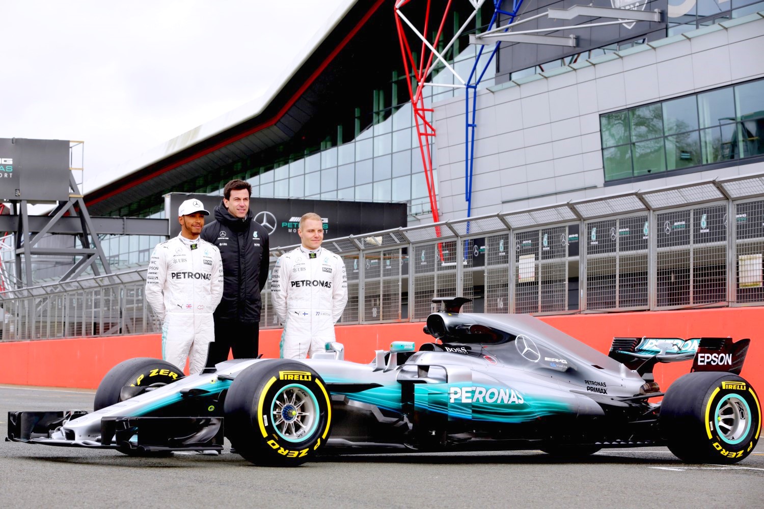 Mercedes ran the shark fin a few minutes at Silverstone yesterday, but in the official photos it was off the car.