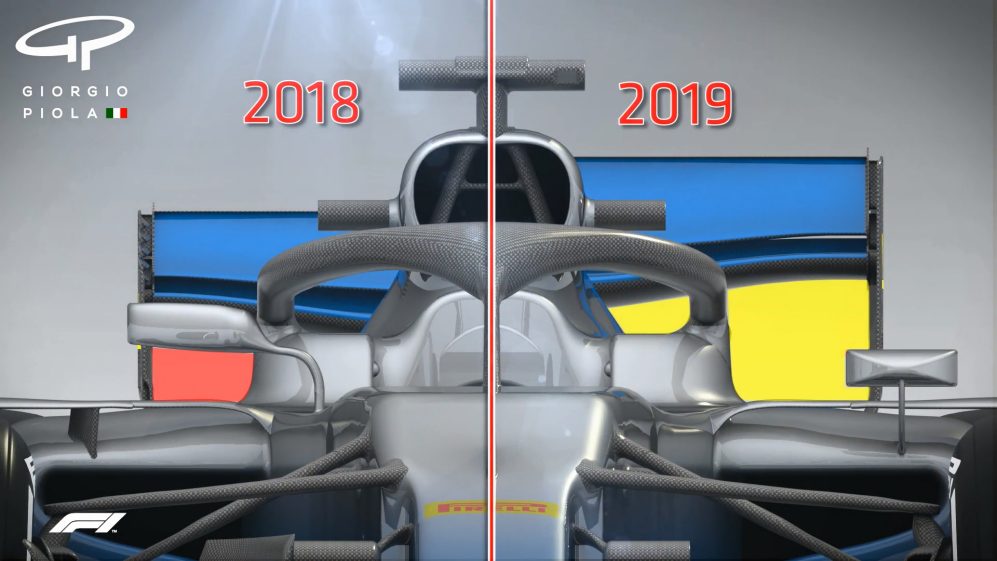 A higher rear wing for 2019