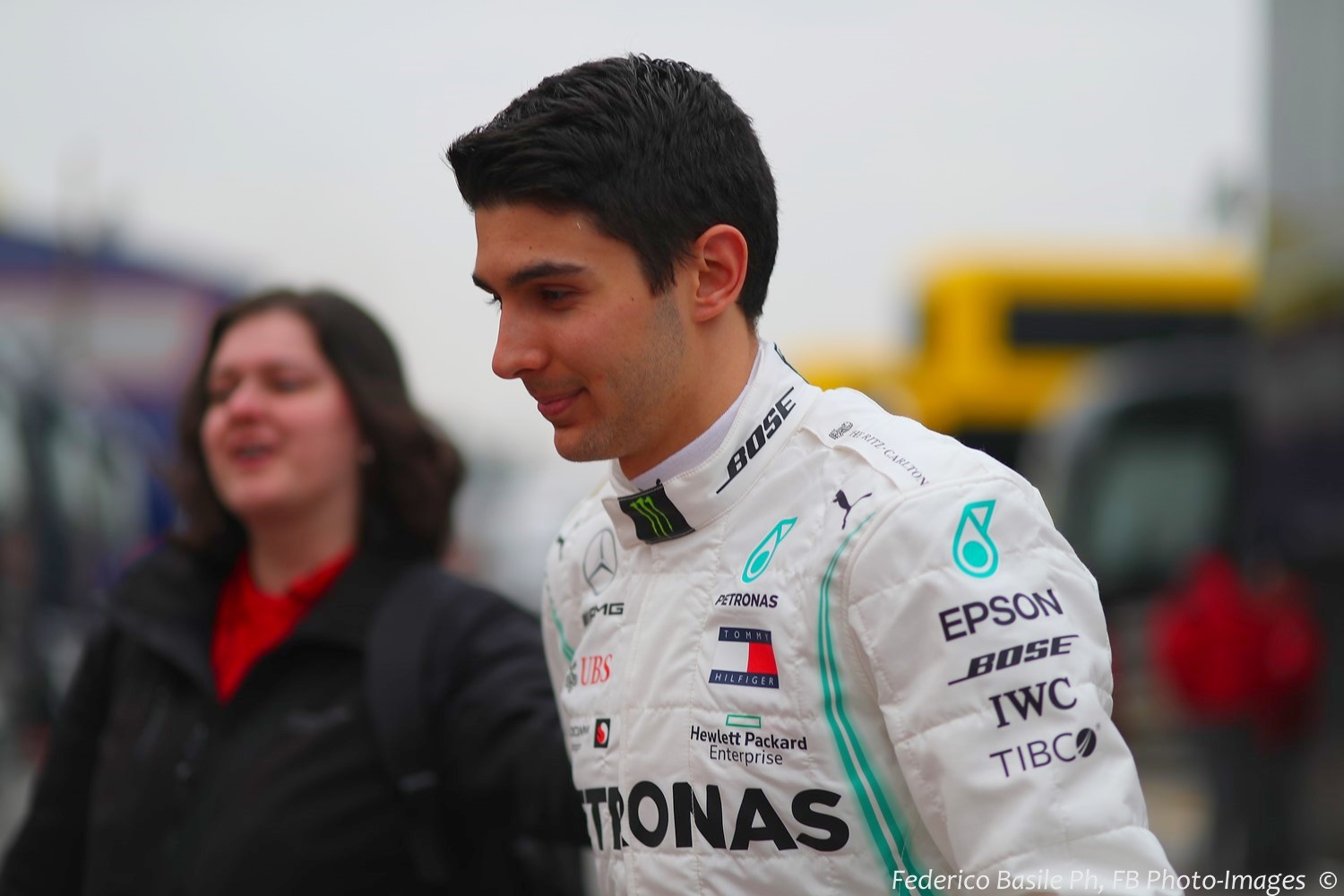 As he did with Force India, Esteban Ocon likes to crash with his teammates