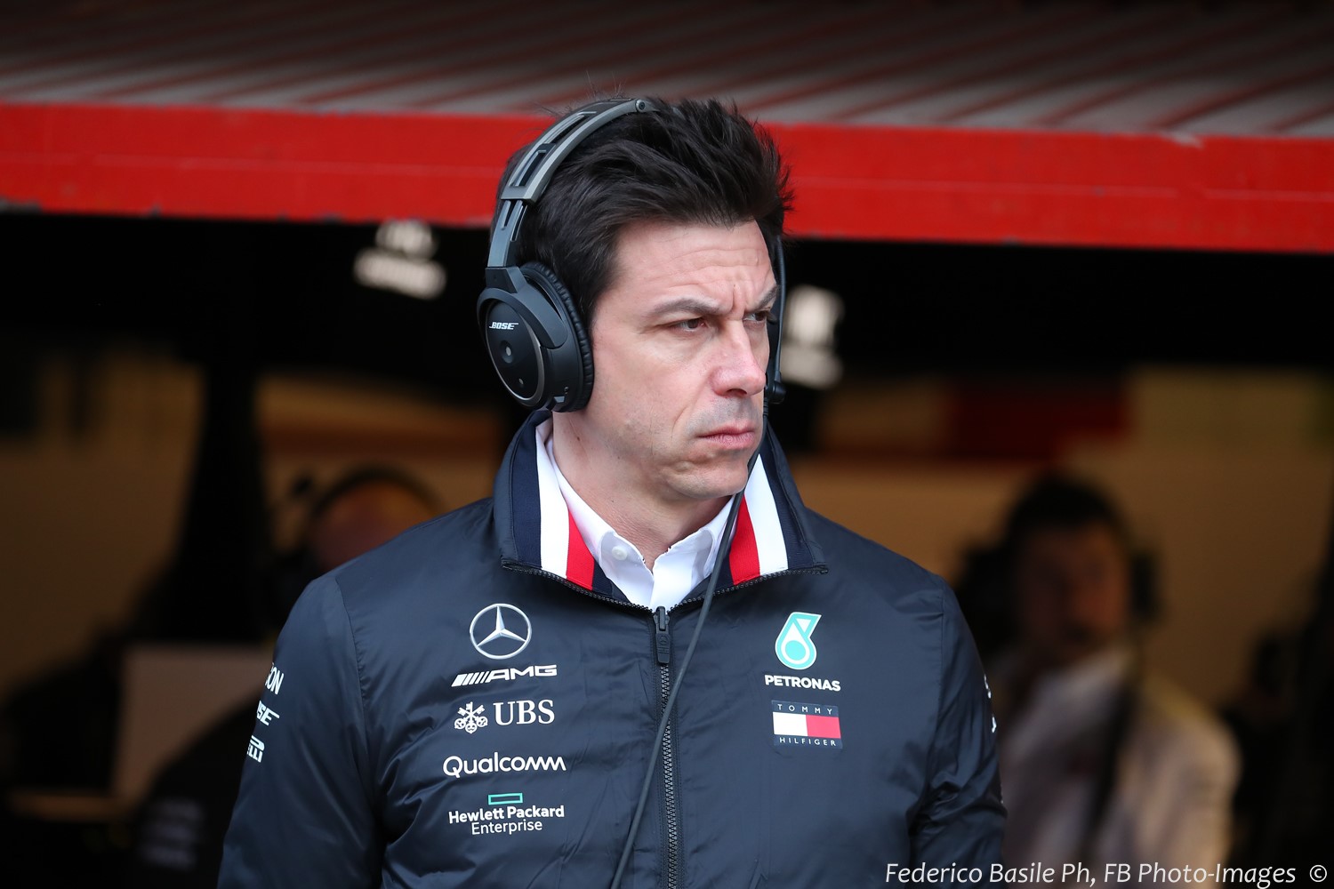 Toto Wolff singing like a baby