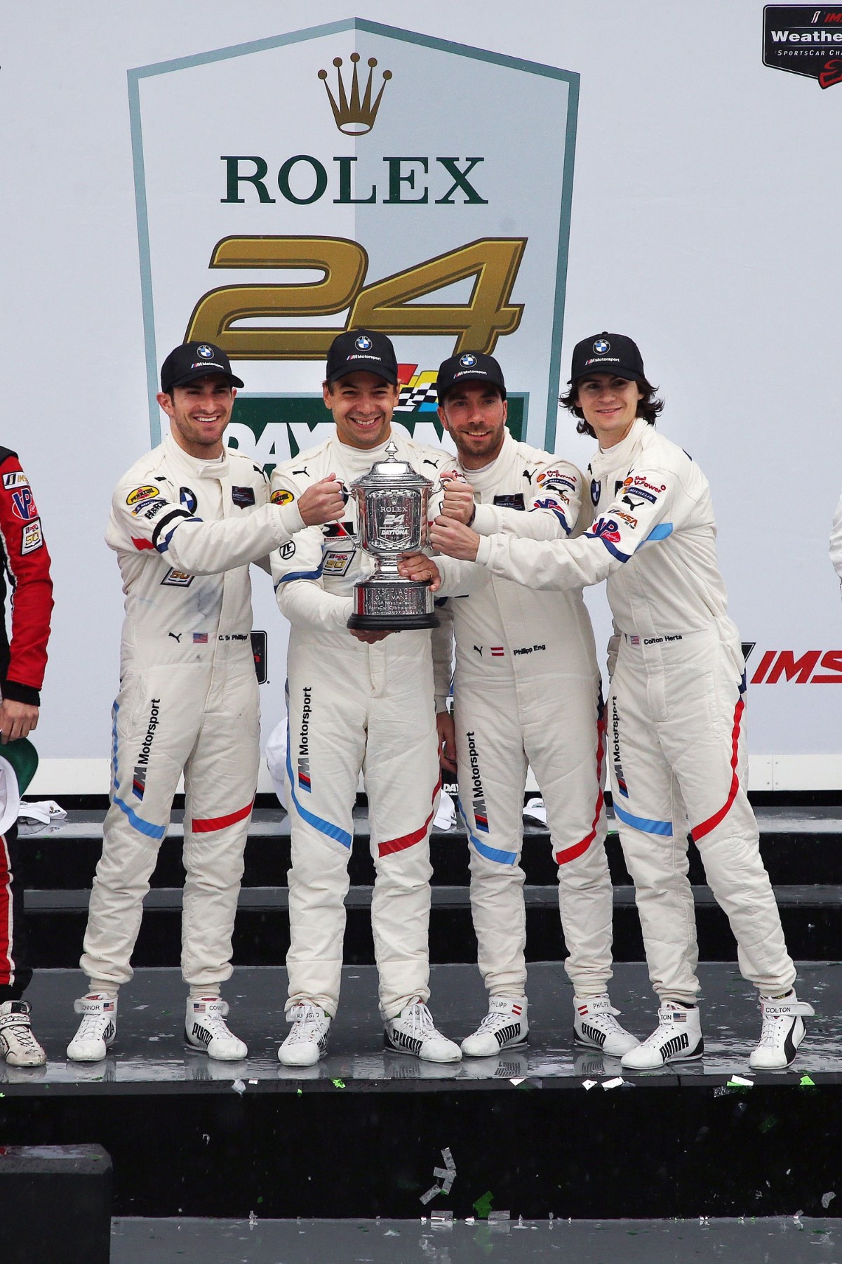 Connor De Phillippi (USA), Augusto Farfus (BRA), Philipp Eng (AUT),Colton Herta (USA)