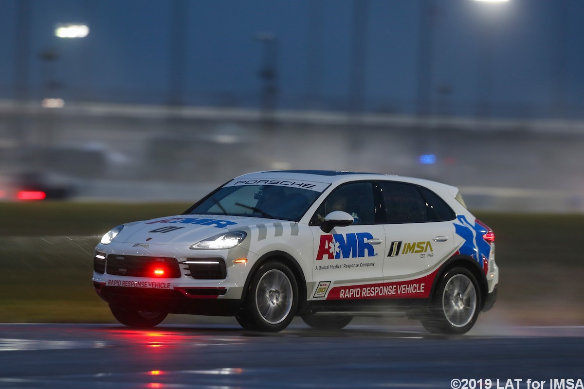 Pace car leading the most laps