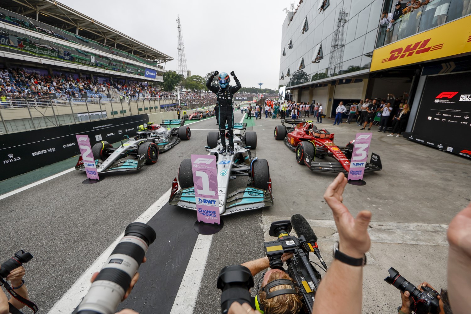 May 1, 2022, Sao Paulo, Sao Paulo, Brasil: Motorsport: FIA/TCR South  America Endurance Stage at Interlagos. May 1, 2022, Sao Paulo, Brazil:  Drivers and teams race for the Endurance stage of TCR