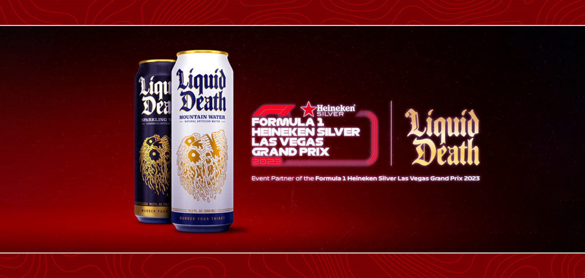 Liquid Death partners with Las Vegas GP