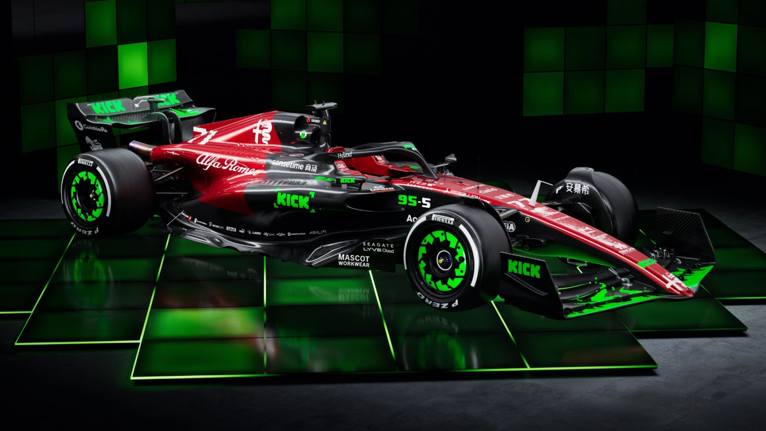 Alfa Romeo F1 Team Unveils Special Livery Celebrating Partnership with Streaming Giants KICK