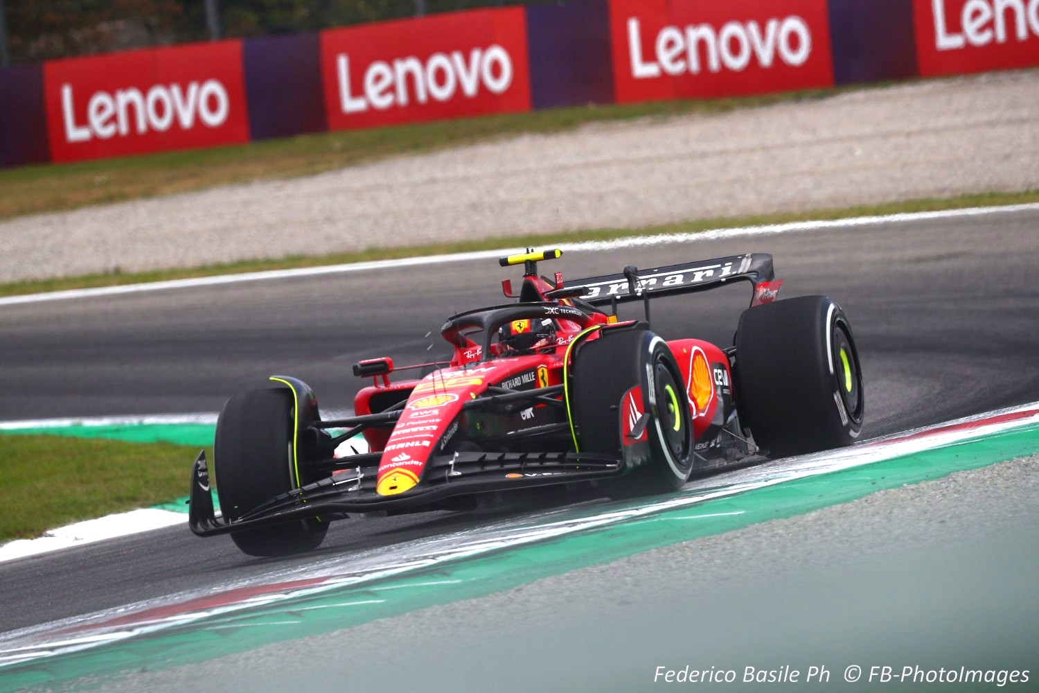 #55 Carlos Sainz, (ESP) Scuderia Ferrari during the Italian GP, Monza 31 August-3 September 2023 Formula 1 World championship 2023.