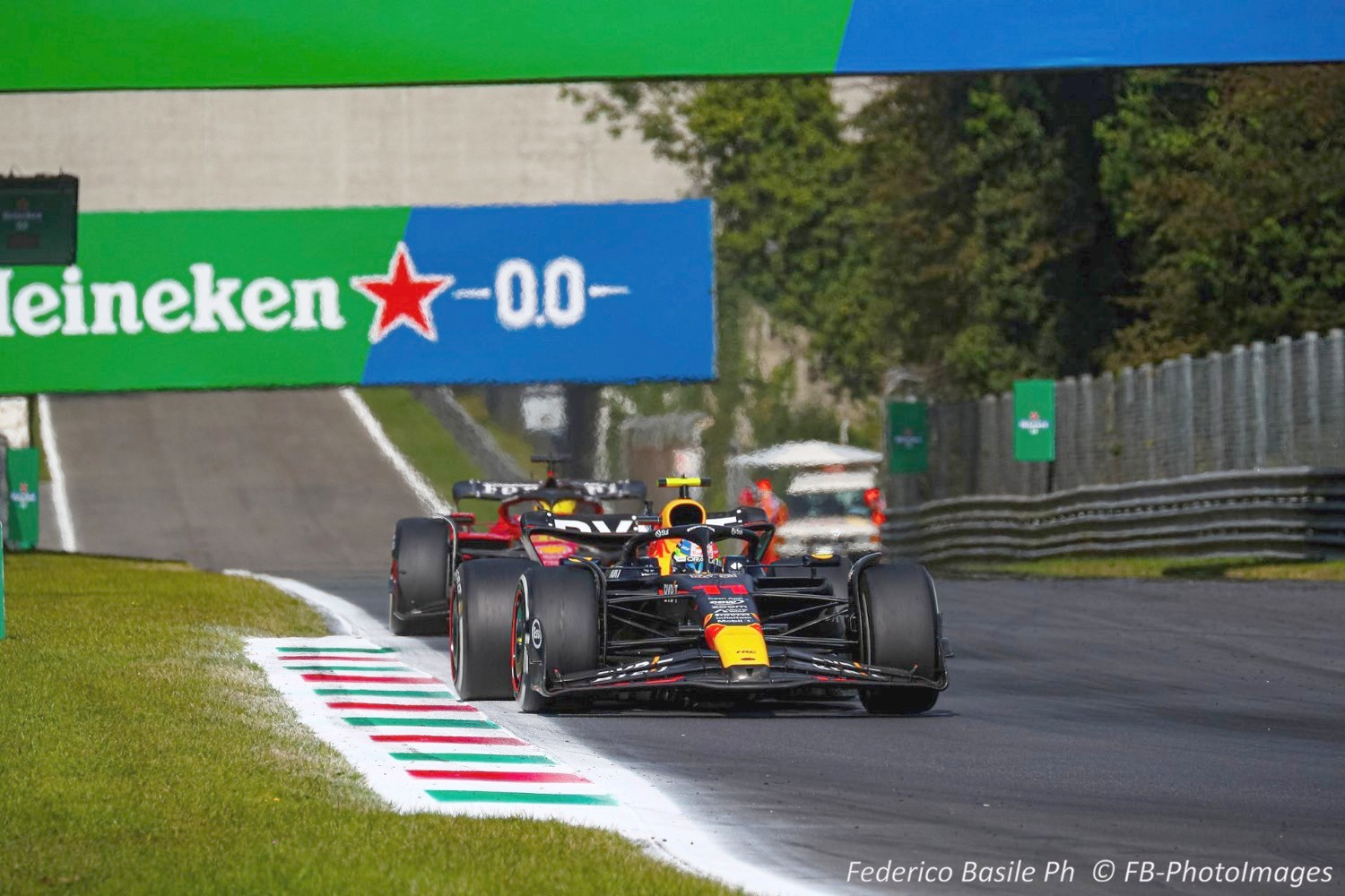 #11 Sergio Perez, (MEX) Oracle Red Bull Racing, Honda during the Italian GP, Monza 31 August-3 September 2023 Formula 1 World championship 2023.