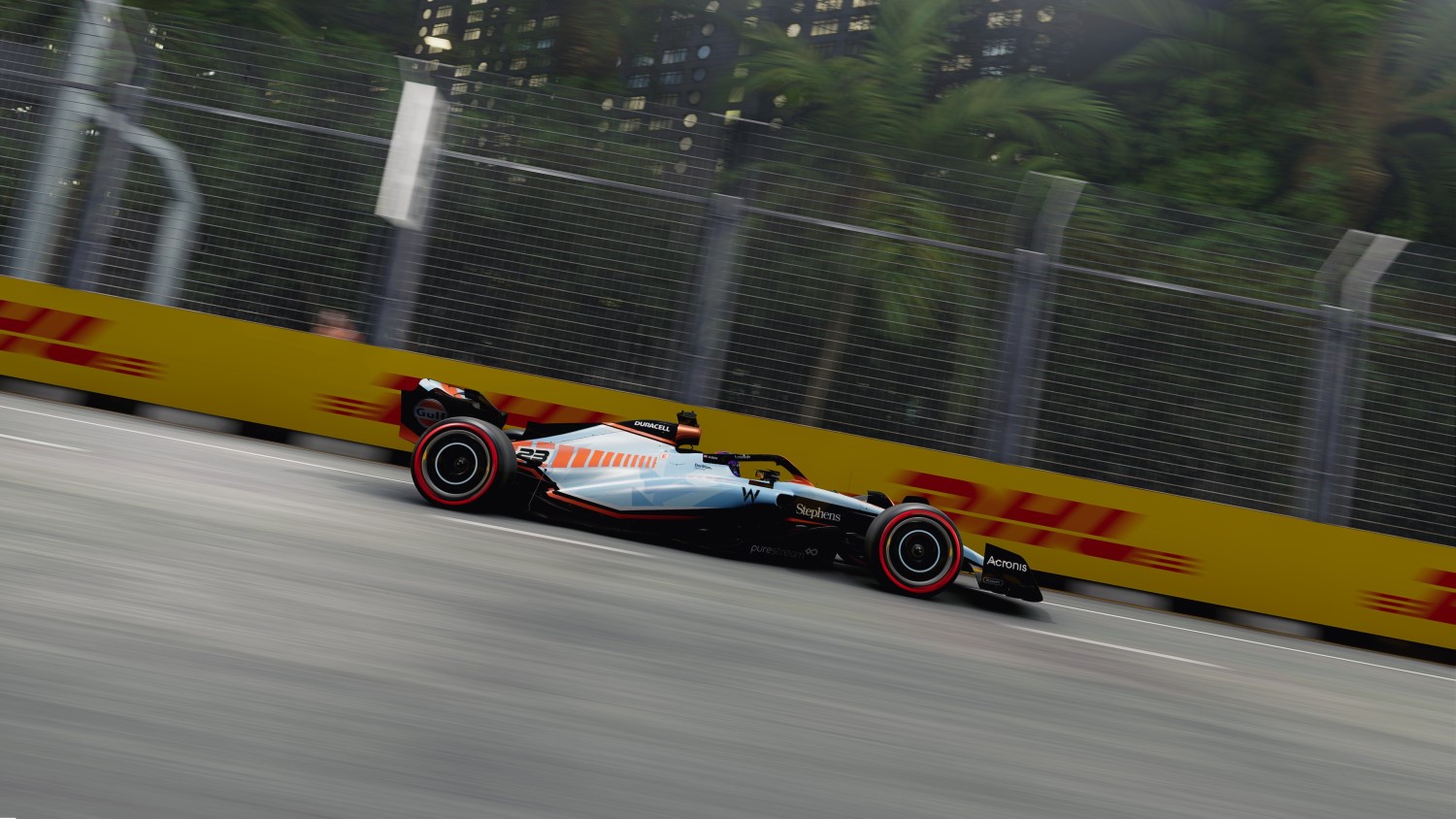 Williams Gulf Oil livery for Asian races