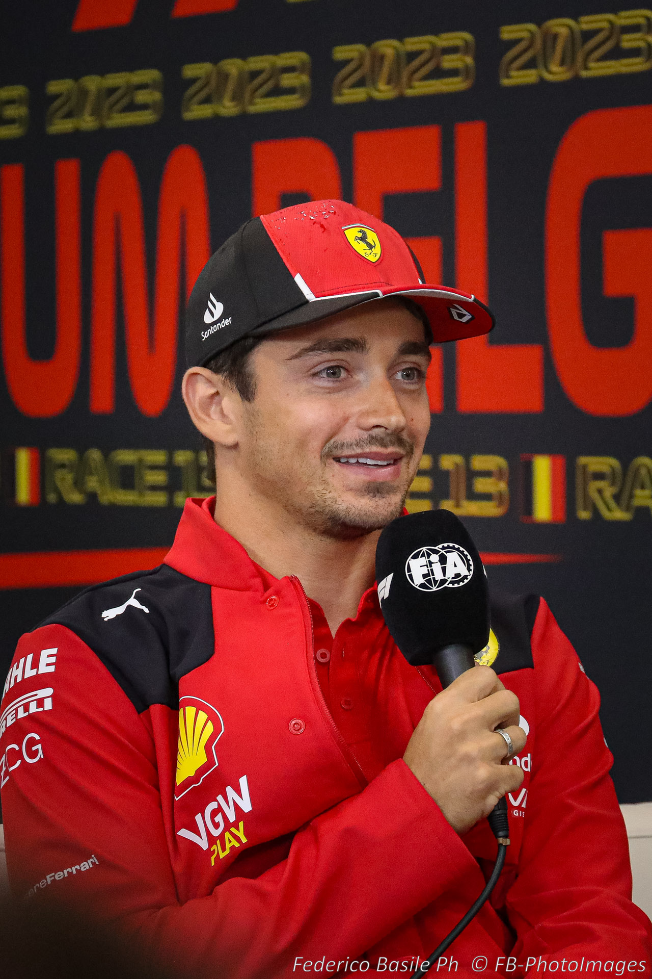 #16 Charles Leclerc, (MON) Scuderia Ferrari during the Belgian GP, Spa-Francorchamps 27-30 July 2023 Formula 1 World championship 2023.