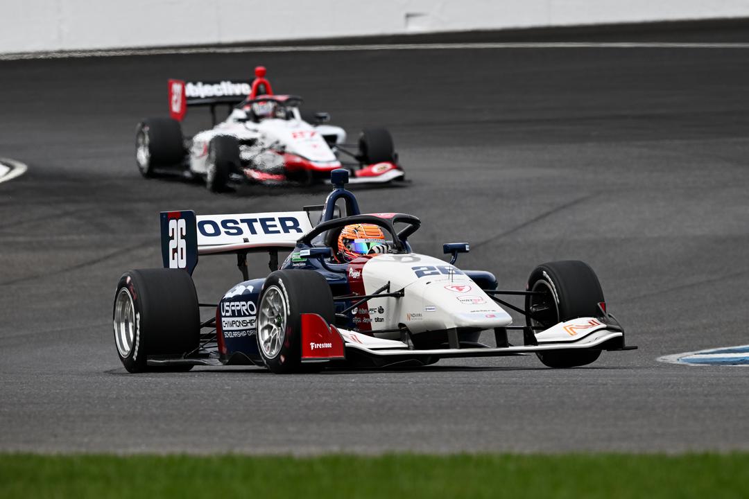 Frost tops Indy Lights testing at IMS