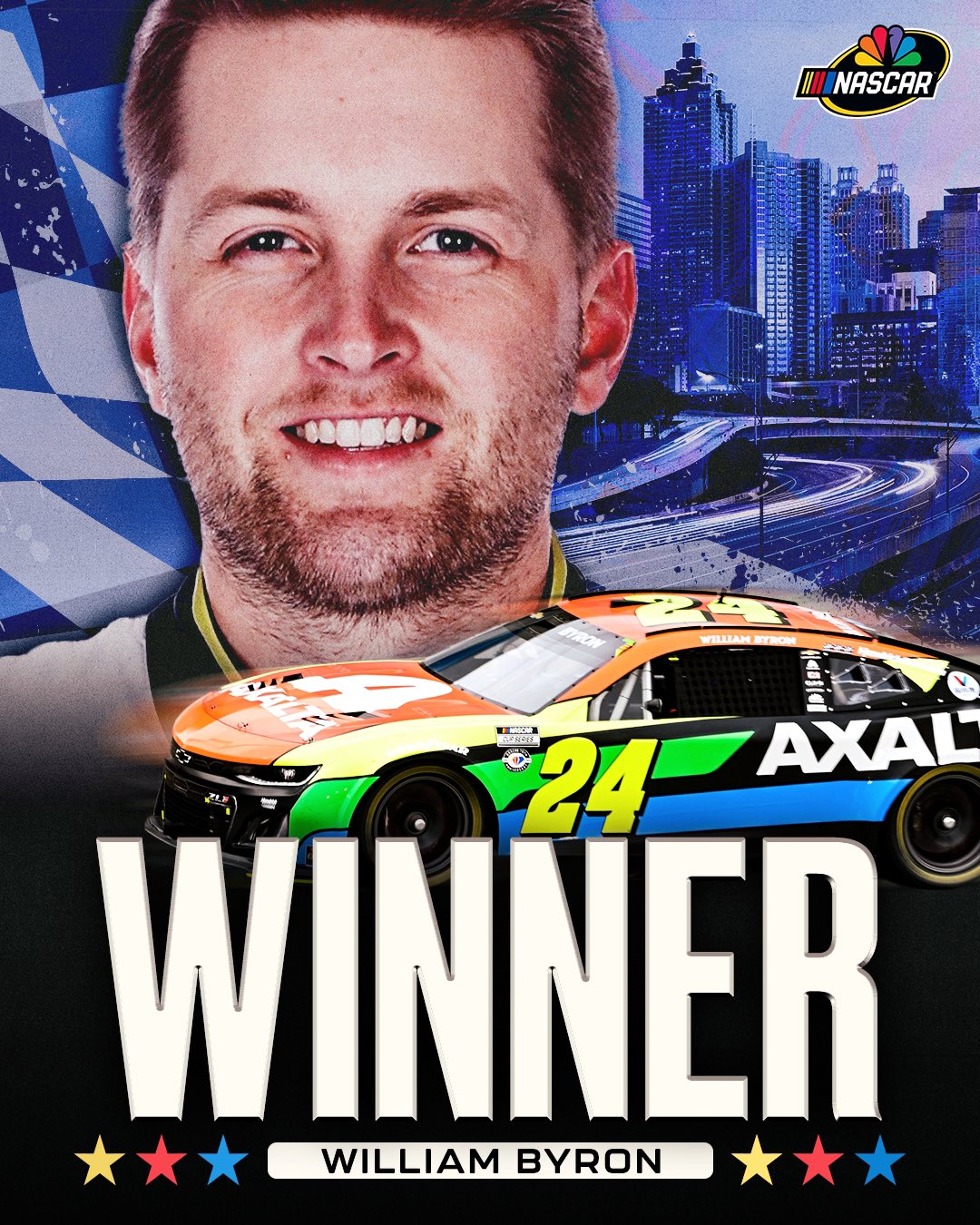 William Byron wins Quaker State 400