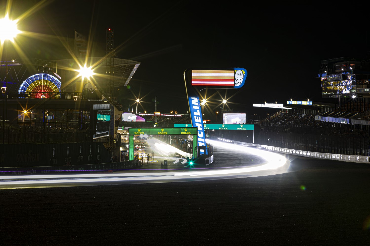 24 Hours of Le Mans Night Scene