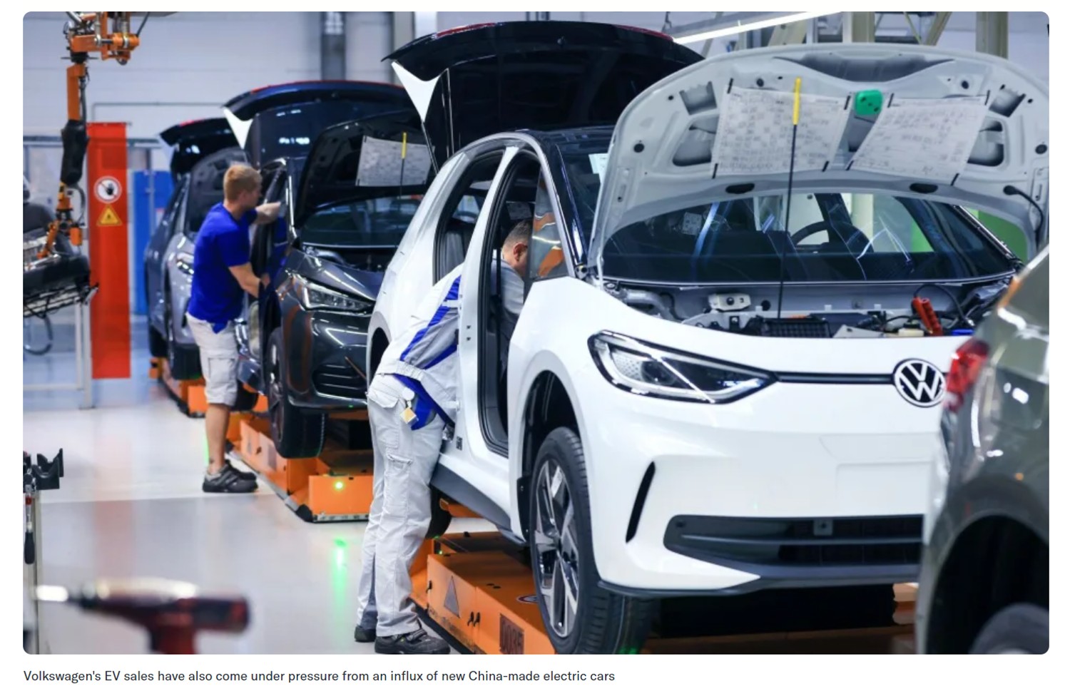 Volkswagens EV assembly line