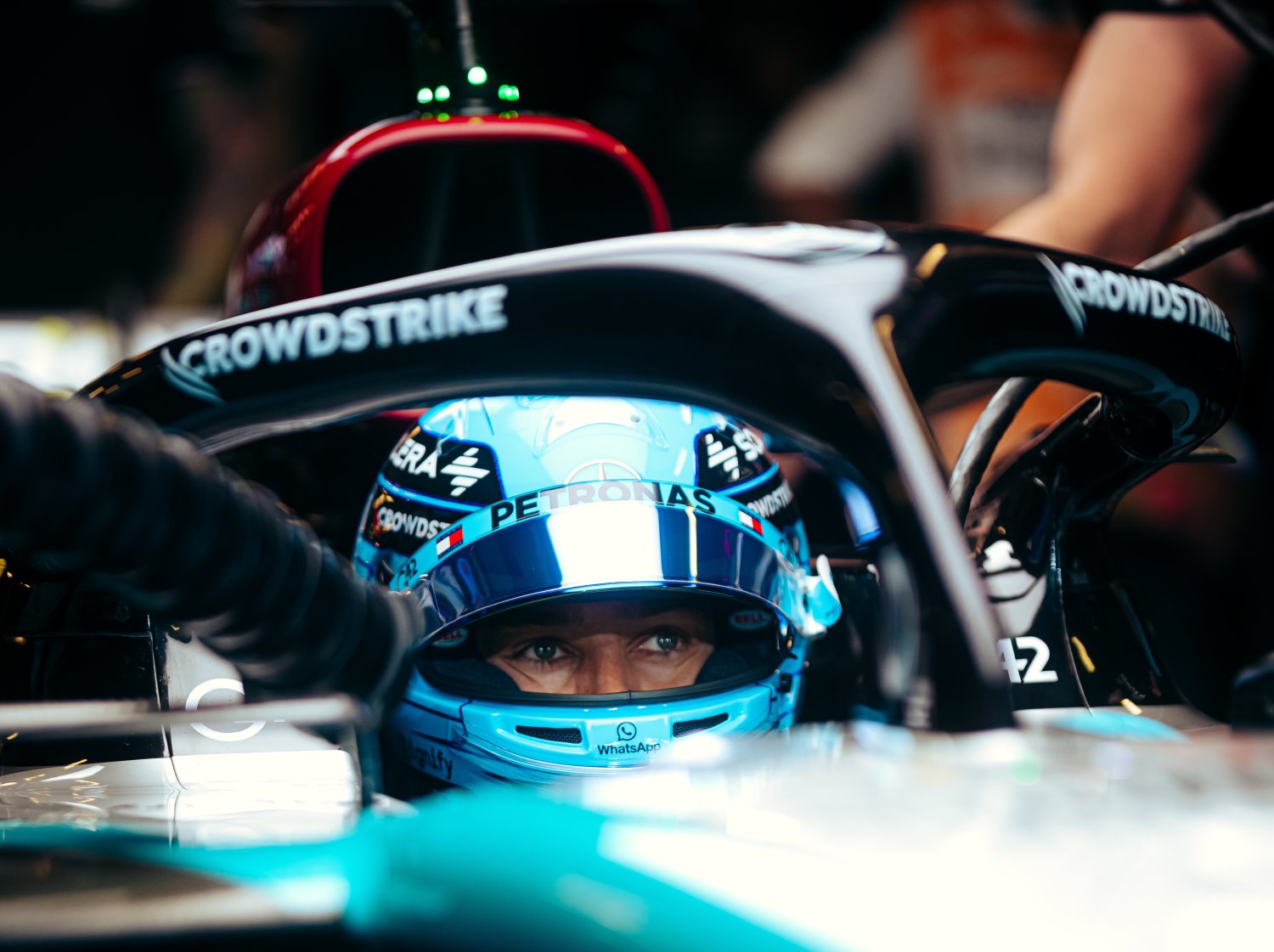 George Russell 2024 Abu Dhabi Grand Prix, Friday - Sebastian Kawka for Mercedes