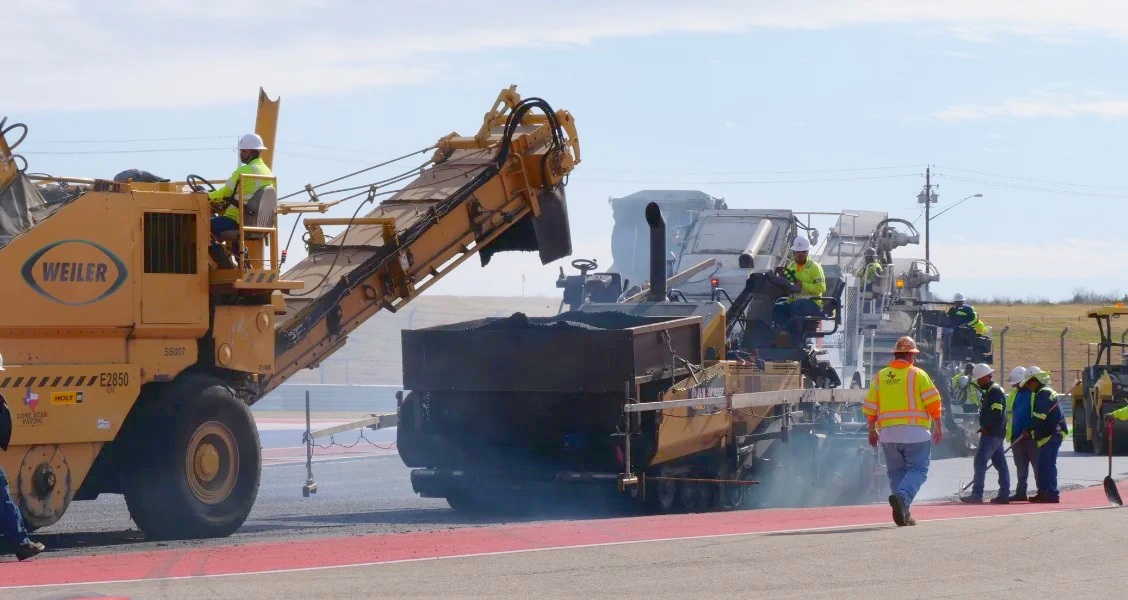 COTA repaving operation