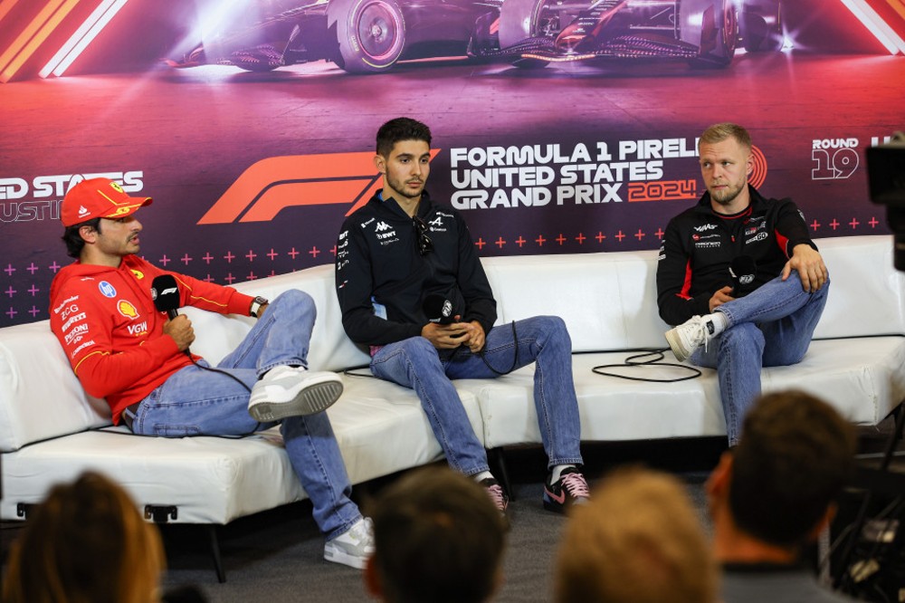 2024 USGP at COTA Thursday Press Conference PART ONE – Carlos SAINZ Jr. (Ferrari), Esteban OCON (Alpine), Kevin MAGNUSSEN (Haas)