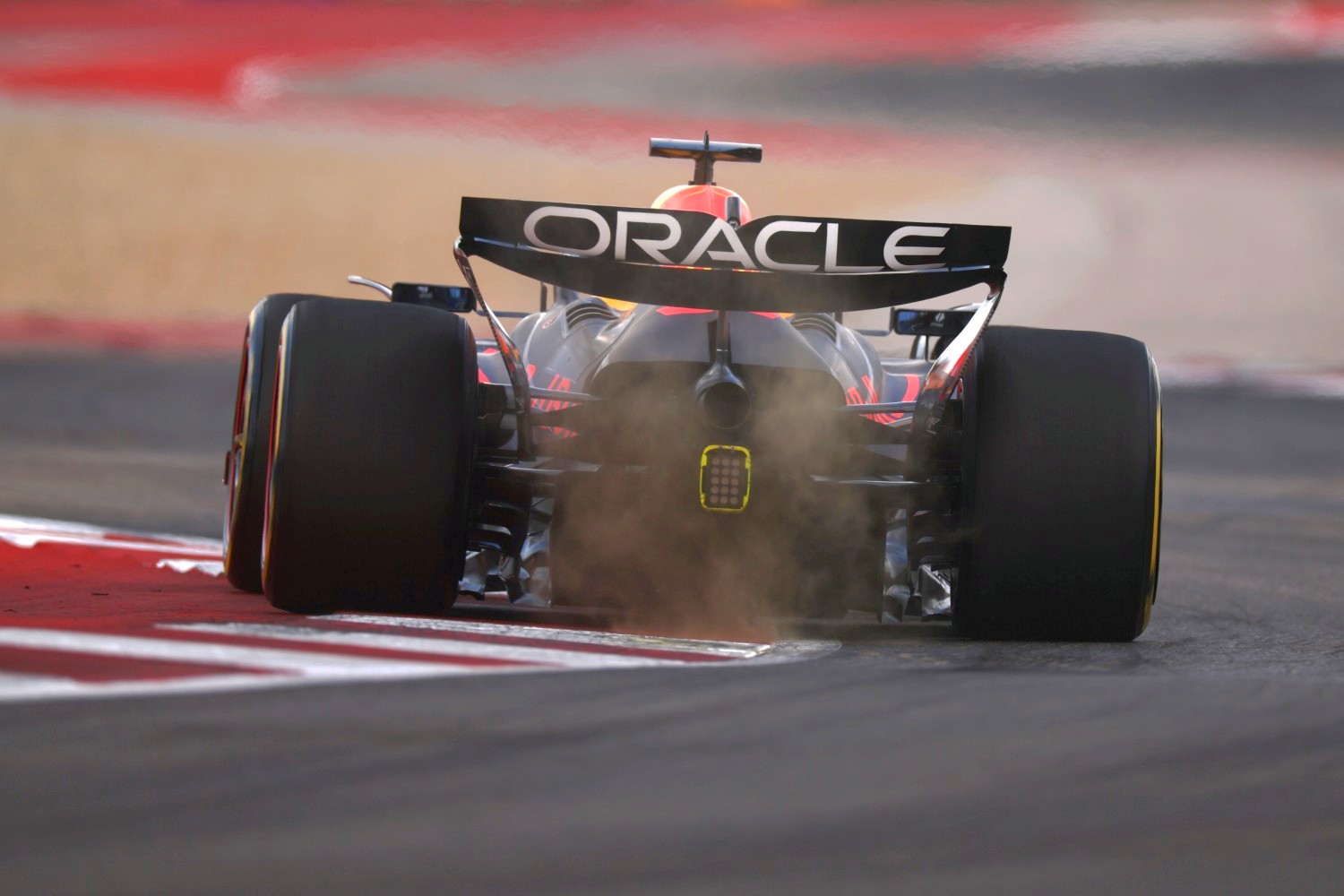 Max Verstappen of the Netherlands driving the (1) Oracle Red Bull Racing RB20 on track during Sprint Qualifying ahead of the F1 Grand Prix of United States at Circuit of The Americas on October 18, 2024 in Austin, Texas. (Photo by Jared C. Tilton/Getty Images) // Getty Images / Red Bull Content Pool