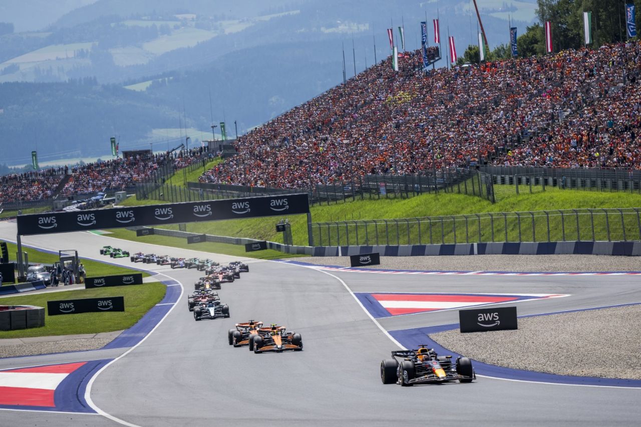 Max Verstappen races during the FIA Formula One World Championship at the Red Bull Ring in Spielberg, Austria on June 29, 2024