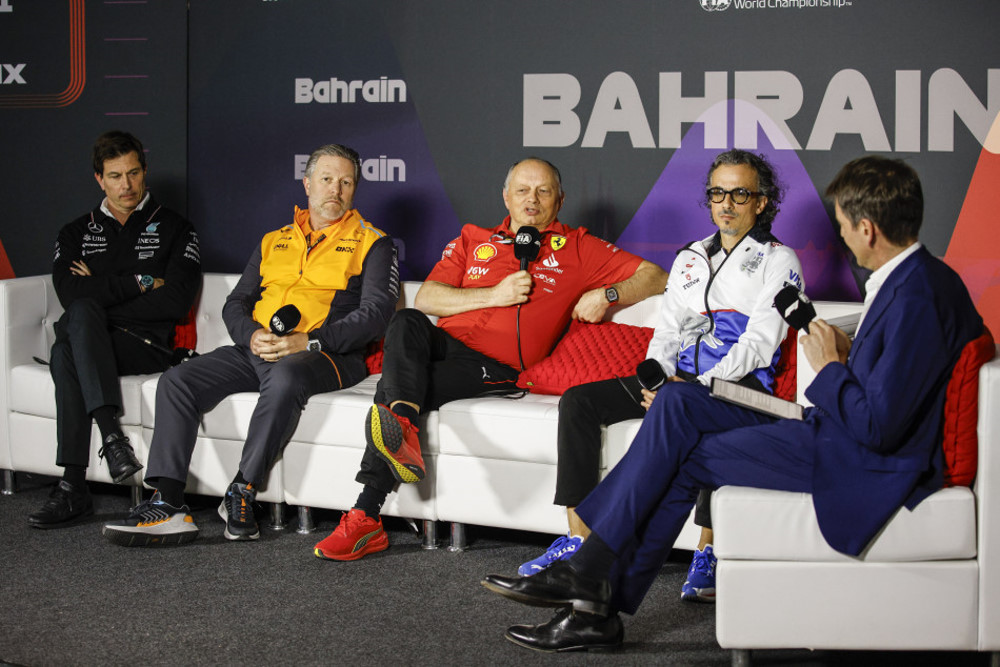 TEAM REPRESENTATIVES:  Toto WOLFF (Mercedes), Zak BROWN (McLaren), Frédéric VASSEUR (Ferrari), Laurent MEKIES (RB)
