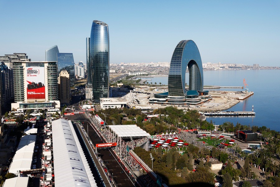 Scene from the Baku City Circuit