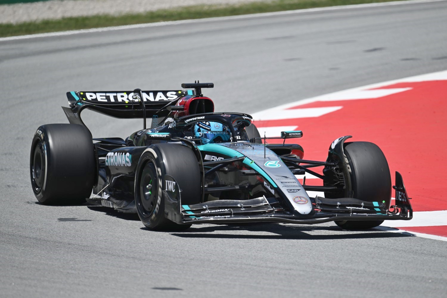 George Russell 2024 Spanish Grand Prix, Friday - LAT Images for Mercedes