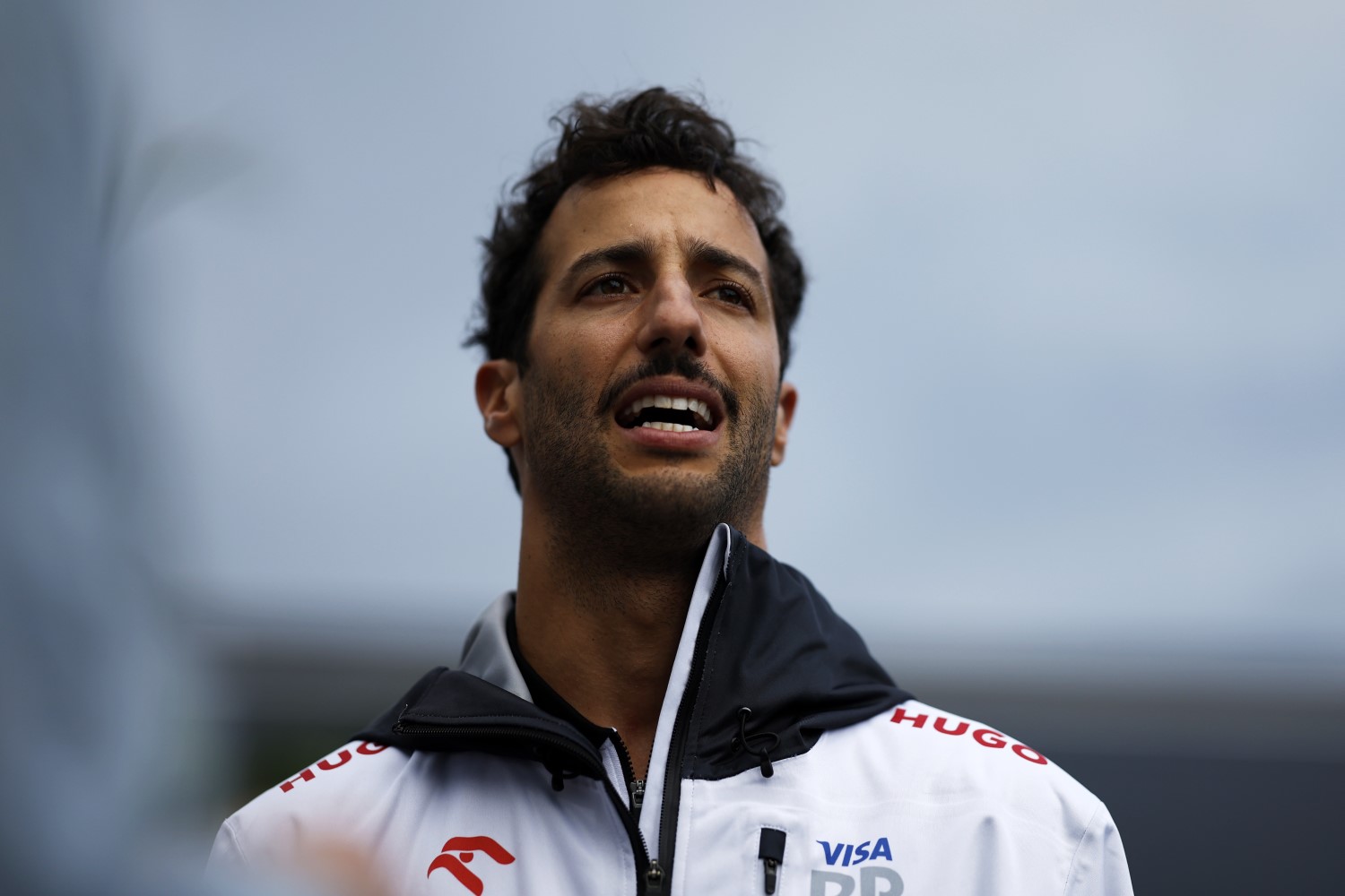 5th placed qualifier Daniel Ricciardo of Australia and Visa Cash App RB looks on after qualifying ahead of the F1 Grand Prix of Canada at Circuit Gilles Villeneuve on June 08, 2024 in Montreal, Quebec. (Photo by Chris Graythen/Getty Images) // Getty Images / Red Bull Content Pool //