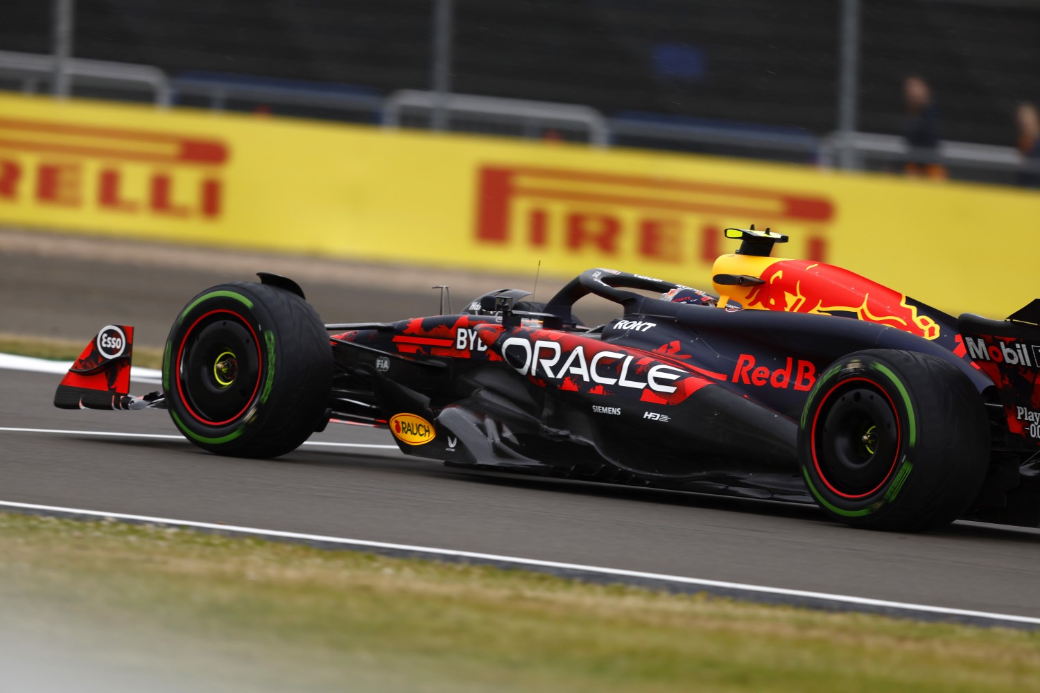 Sergio Perez, Red Bull Racing RB20 during the British GP at Silverstone Circuit on Friday July 05, 2024 in Northamptonshire, United Kingdom. (Photo by Zak Mauger / LAT Images)