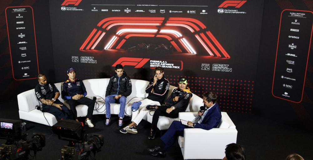 DRIVERS – Lewis HAMILTON (Mercedes), Sergio PÉREZ (Red Bull Racing), Esteban OCON (Alpine), George RUSSELL (Mercedes), Lando NORRIS (McLaren)