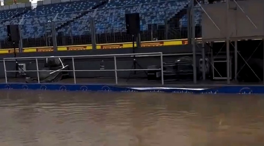 2024 Hungaroring flooding on Wednesday