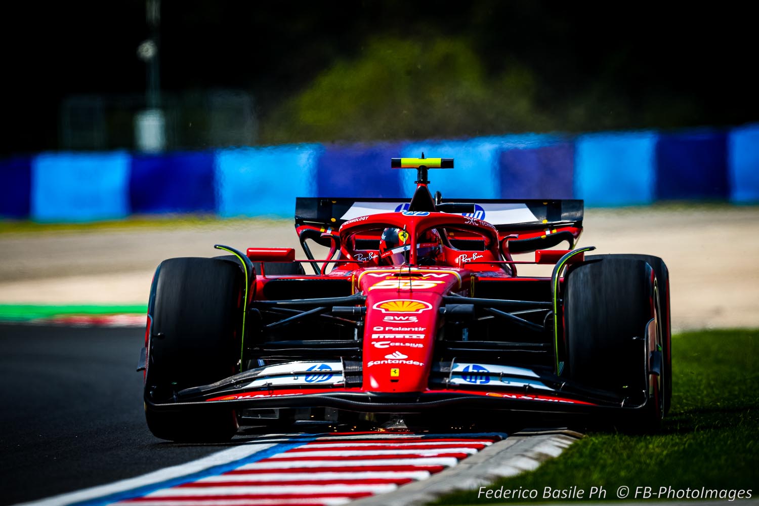 55 Carlos Sainz, (ESP) Scuderia Ferrari during the Hungarian GP, Budapest 18-21 July 2024 Formula 1 World championship 2024.