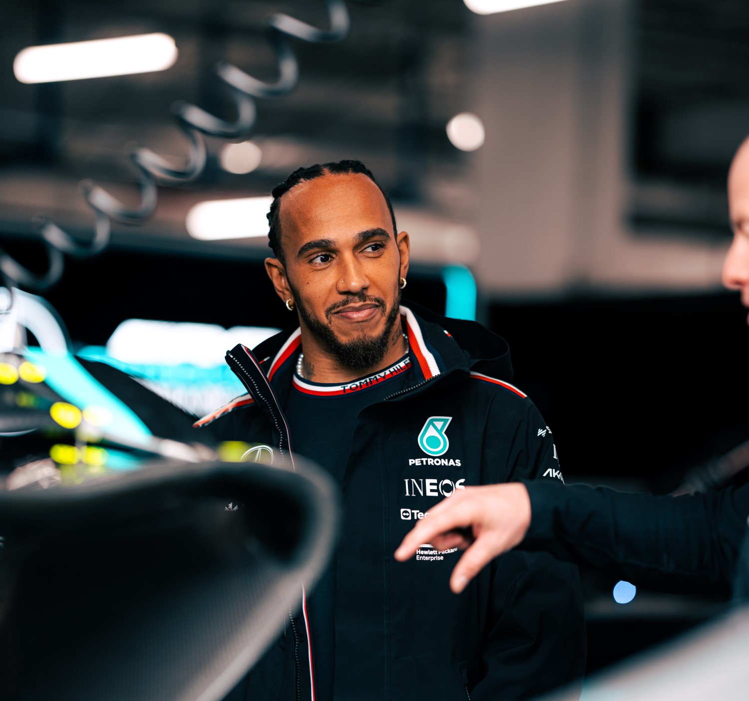 Lewis Hamilton 2024 Las Vegas Grand Prix, Wednesday - Finn Pomeroy photo for Mercedes