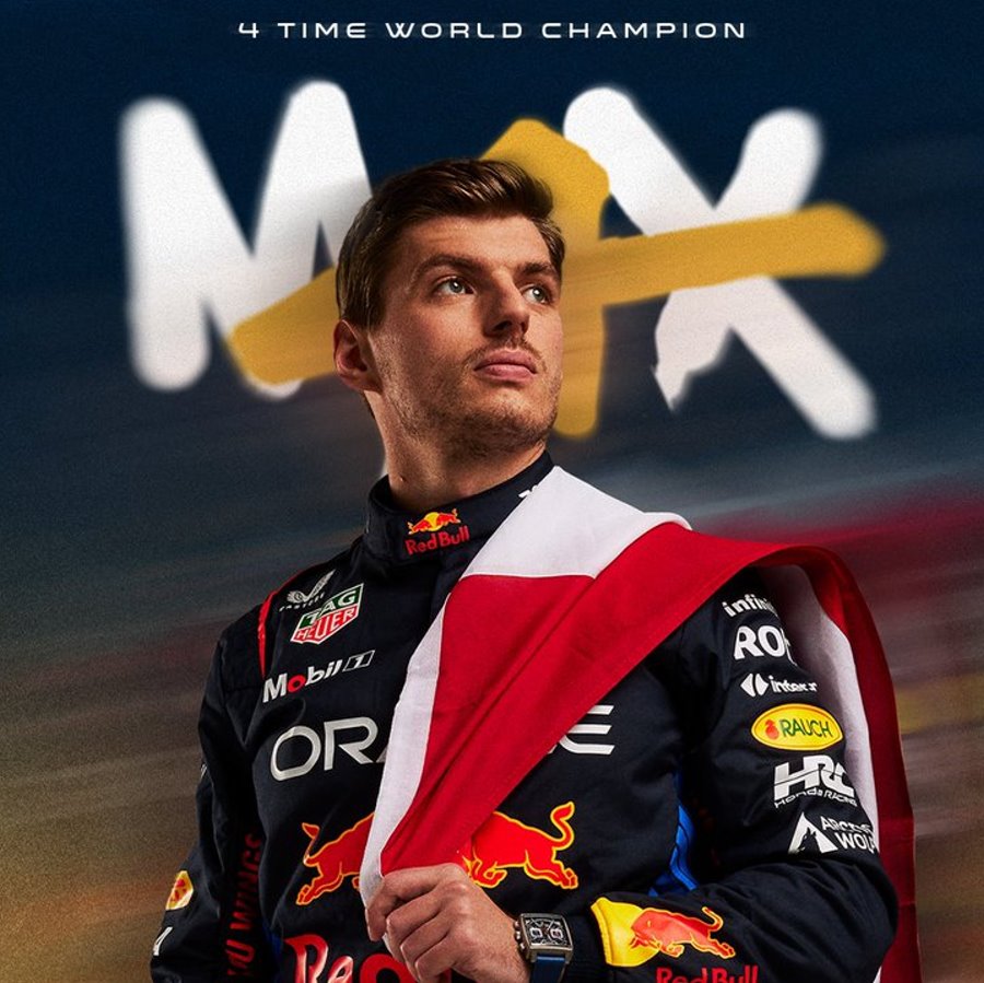 Max Verstappen 2024 World Driving Champion