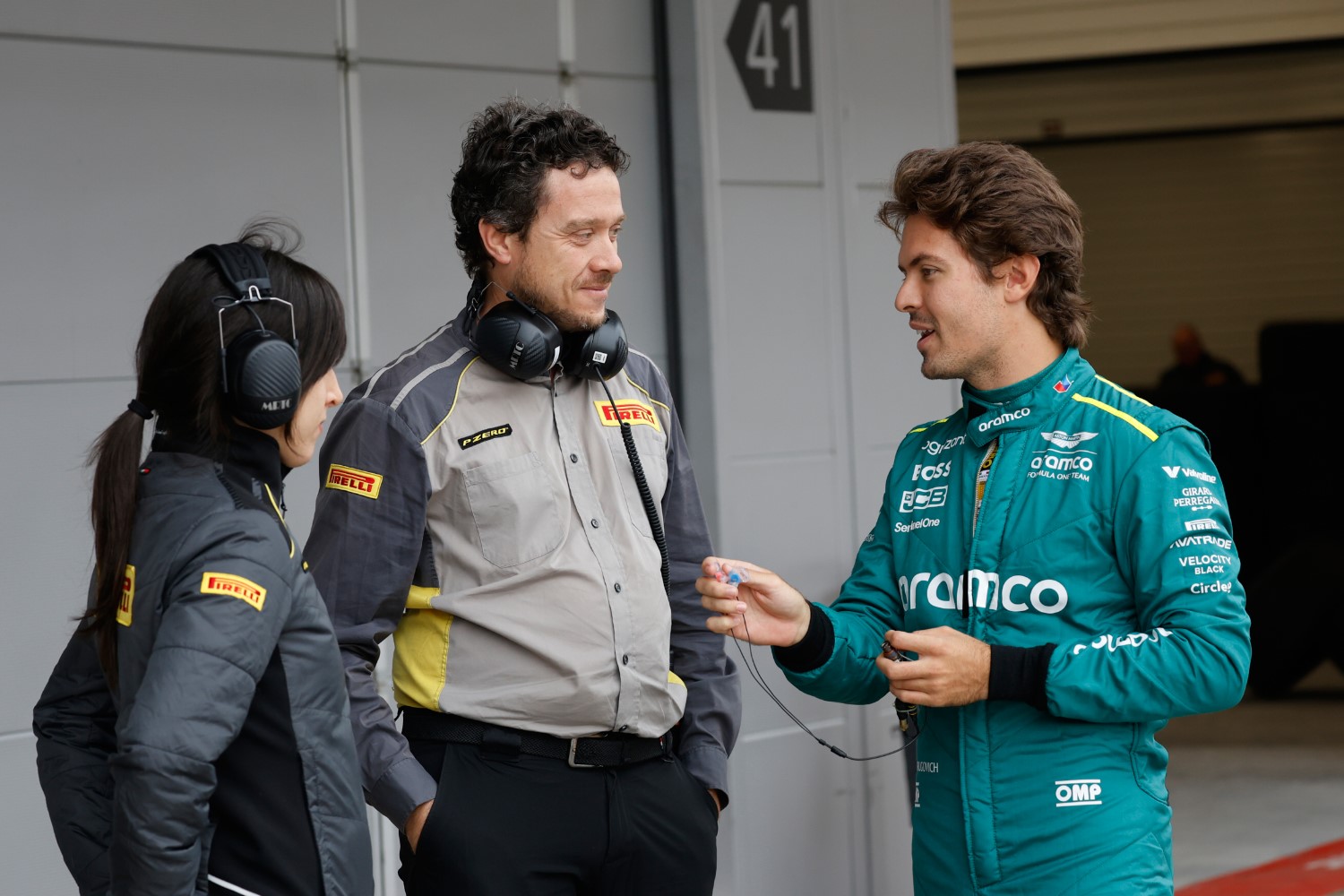 Aston Martin Reserve driver Felipe Drugovich tests 2026 Pirelli Tires in Barcelona