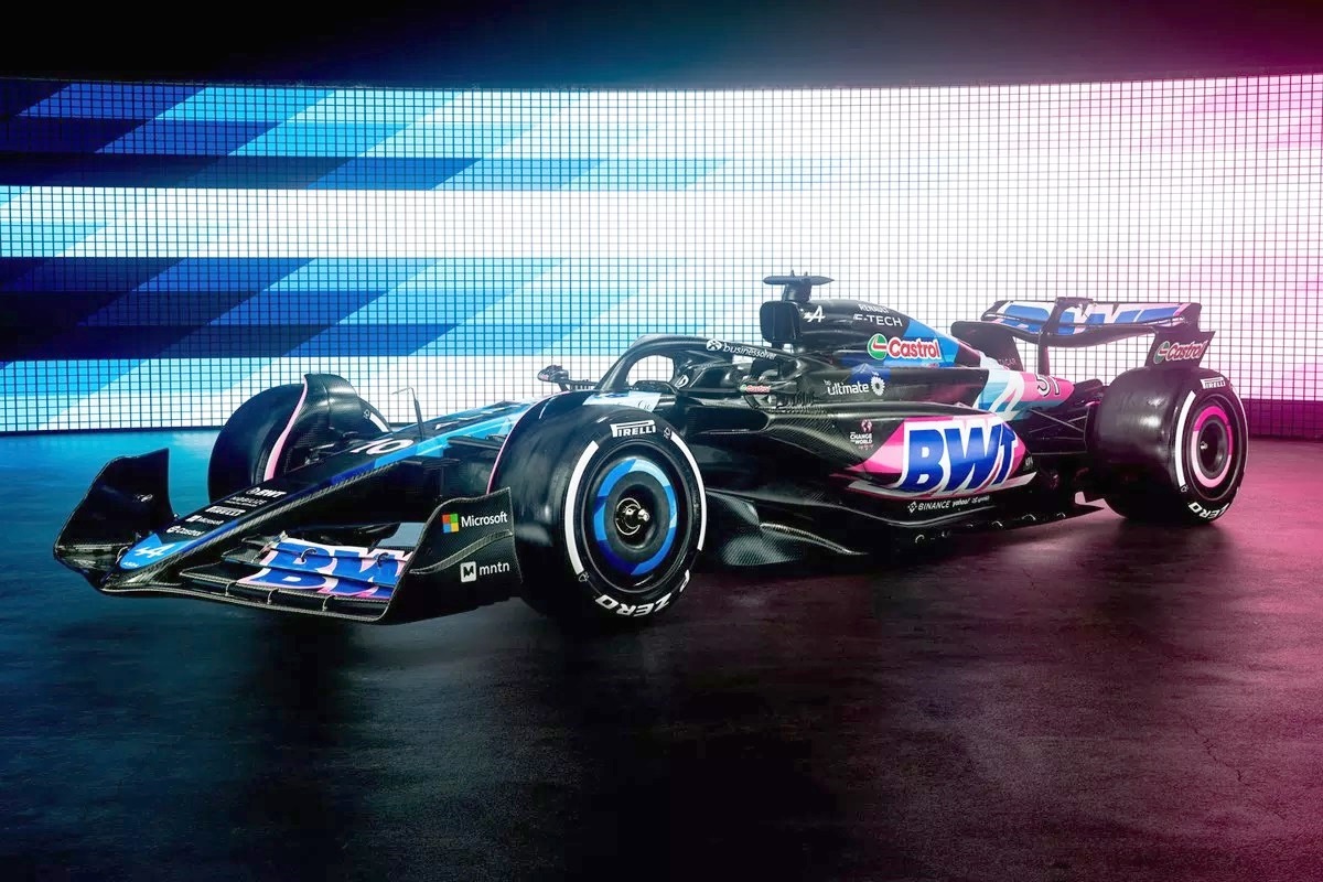 2024 Alpine A524 F1 car. Image Supplied by Alpine