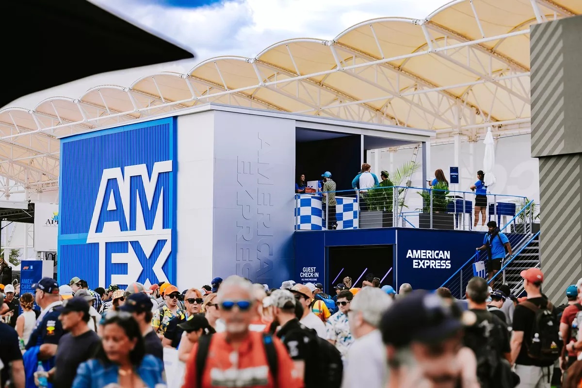 American Express Station at F1 Race