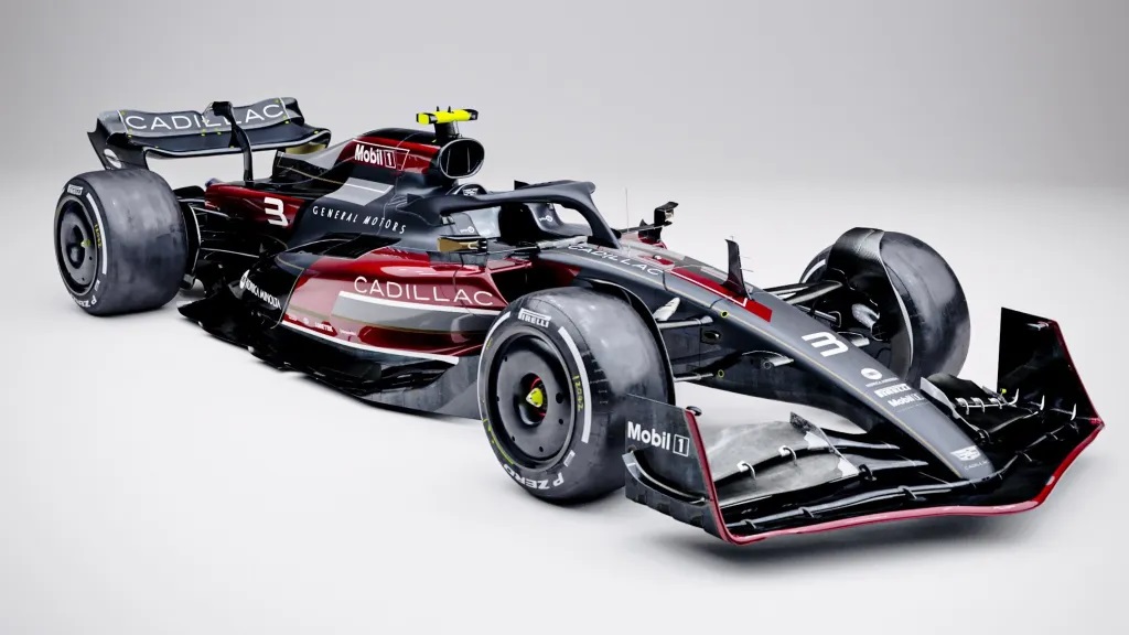 Sean Bull Cadillac F1 car rendering