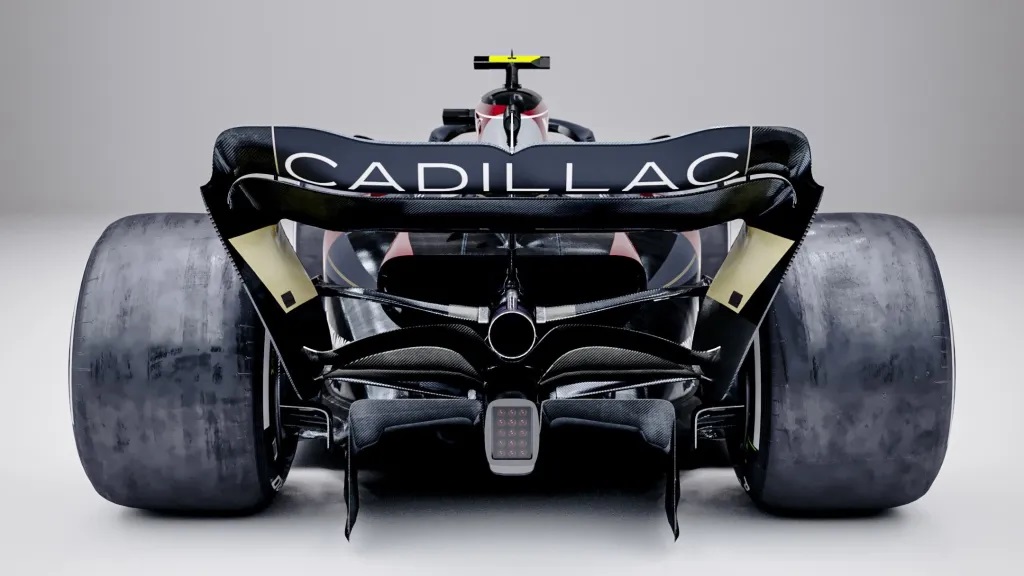 Sean Bull Cadillac F1 car rendering