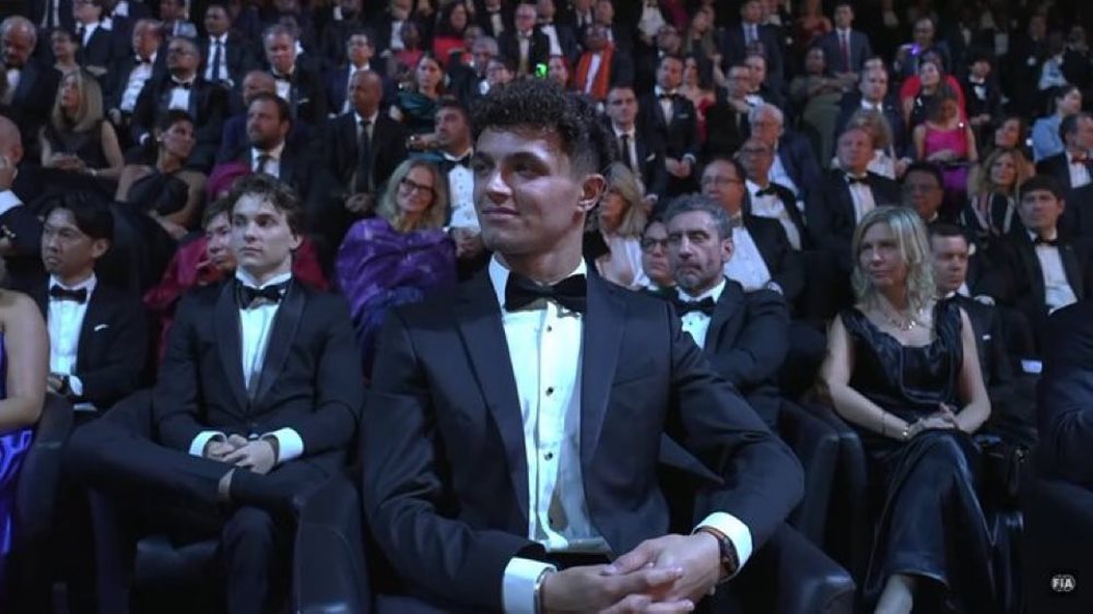 Lando Norris at 2024 FIA Award Ceremony in Rwanda