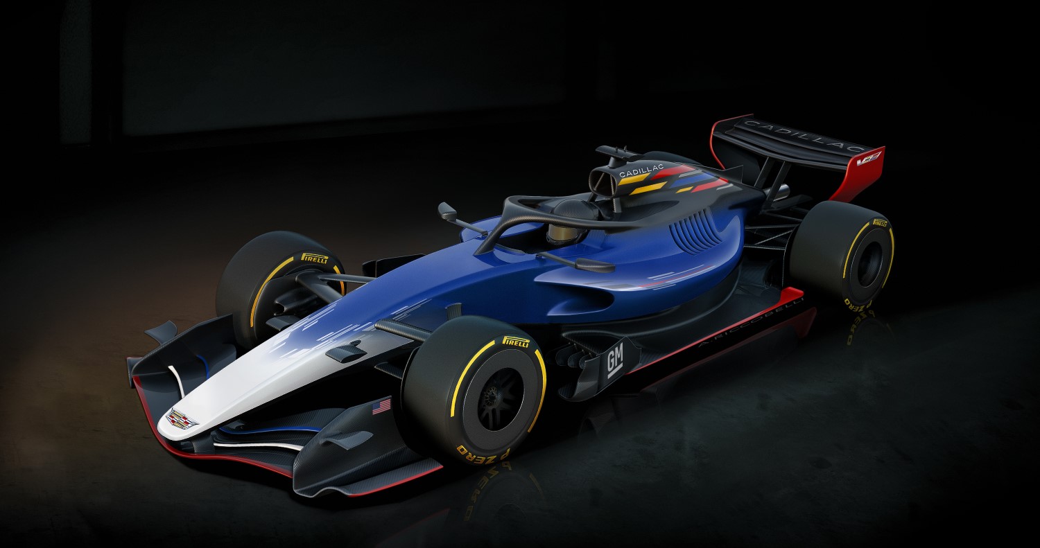 General Motors and TWG Global have reached an agreement in principle with Formula 1 to bring a Cadillac team to the series in 2026. This GM Design rendering of the Cadillac Formula 1 Team’s conceptual theme pays tribute to the brand's American heritage.