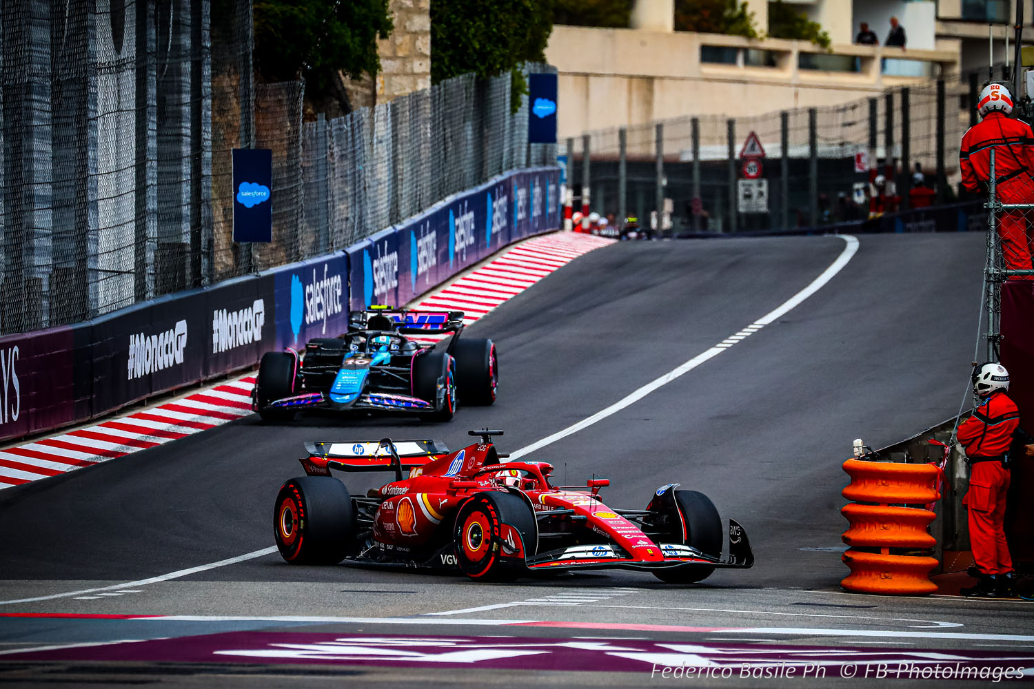 16 Charles Leclerc, (MON) Scuderia Ferrari during the Monaco GP, 23-26 May 2024 Montecarlo, Formula 1 World championship 2024.