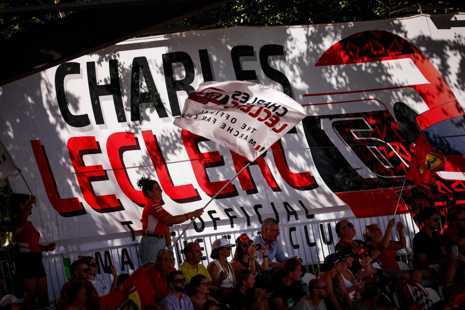 The tifosi out in force at the 2024 Italian GP at Monza