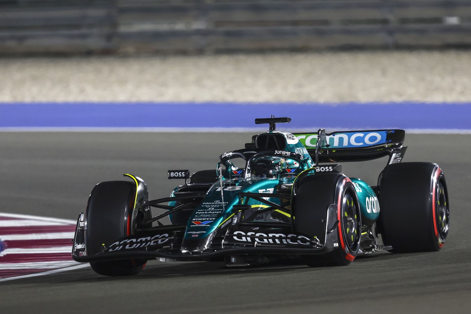 Qatar GP Lance Stroll, Aston Martin AMR24