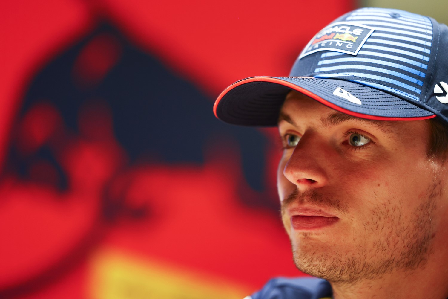 Max Verstappen of the Netherlands and Oracle Red Bull Racing looks on in the Paddock prior to practice ahead of the F1 Grand Prix of Qatar at Lusail International Circuit on November 29, 2024 in Lusail City, Qatar. (Photo by Mark Thompson/Getty Images) // Getty Images / Red Bull Content Pool